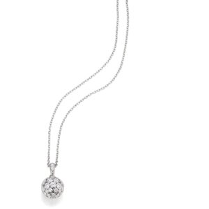 Collier mit Behang 925 Ag rhodiniert