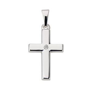 Anhänger-Kreuz 585 WG