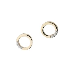 Ohrstecker ohne Stein 585 GG
