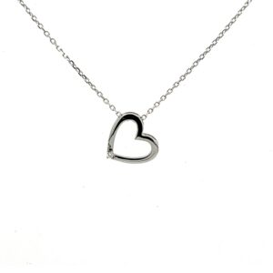 Collier mit Behang Herz 585 WG