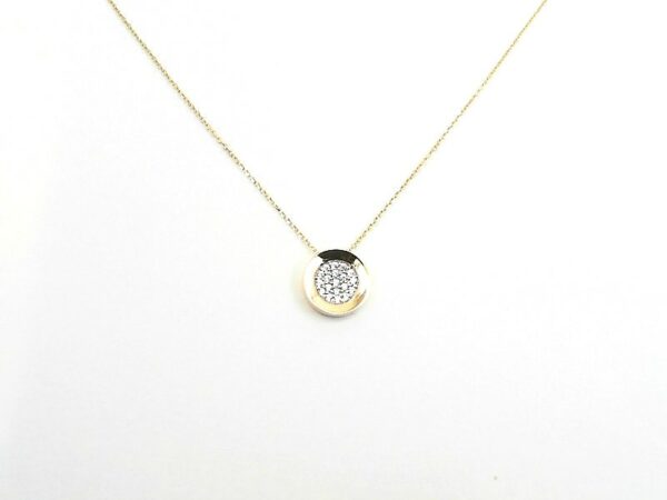 Collier Mehrsteiner 585 GG/Rhodiniert