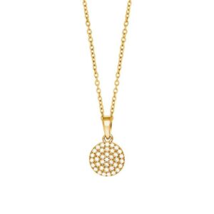 Collier Mehrsteiner 925 AG gelb vergoldet