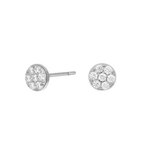 Ohrstecker Mehrsteiner 925 Ag rhodiniert