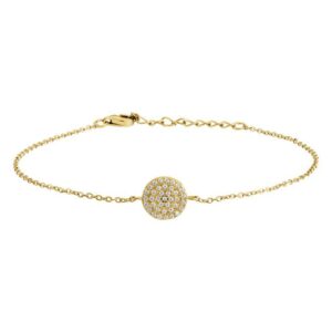 Armband 925 AG gelb vergoldet