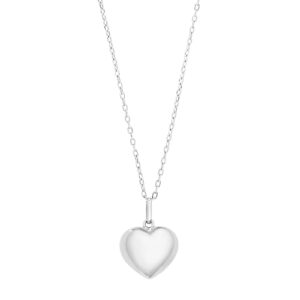 Collier mit Behang Herz 925 Ag rhodiniert