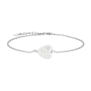 Armband Herz 925 Ag rhodiniert