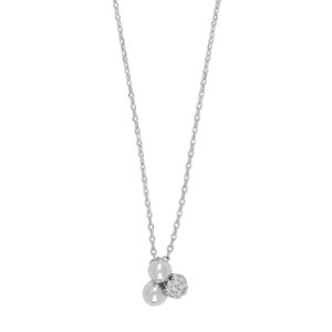 Collier mit Behang 925 Ag rhodiniert