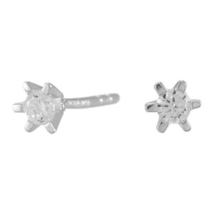 Ohrstecker Einsteiner 925 Ag rhodiniert