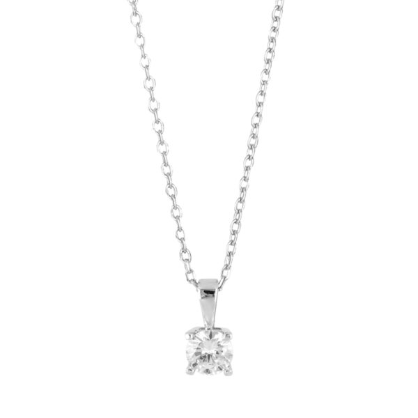 Collier Einsteiner 925 Ag rhodiniert
