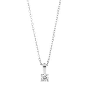 Collier Einsteiner 925 Ag rhodiniert