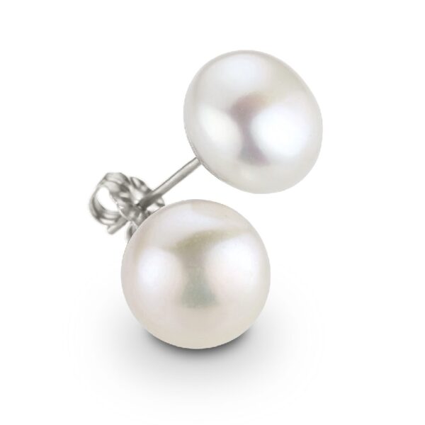 Ohrstecker Perle Titan