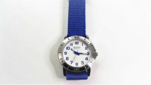 Kinderuhr IP silberfarben Metall