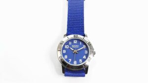 Kinderuhr IP silberfarben Metall