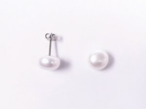 Ohrstecker Perle 925 Ag