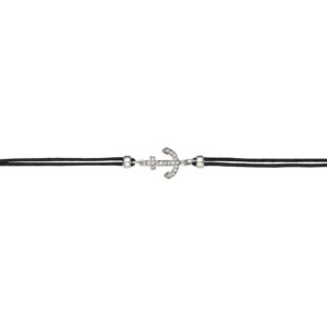 Armband Anker 925 Ag rhodiniert