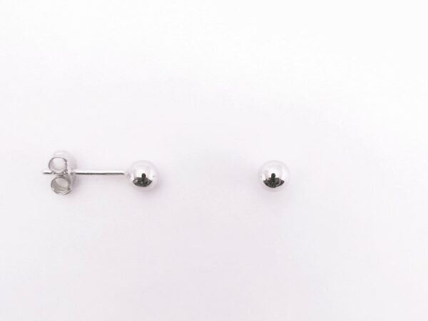 Ohrstecker ohne Stein Kugel 925 Ag