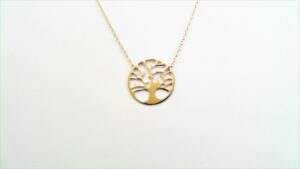 Collier mit Behang Lebensbaum 333 GG
