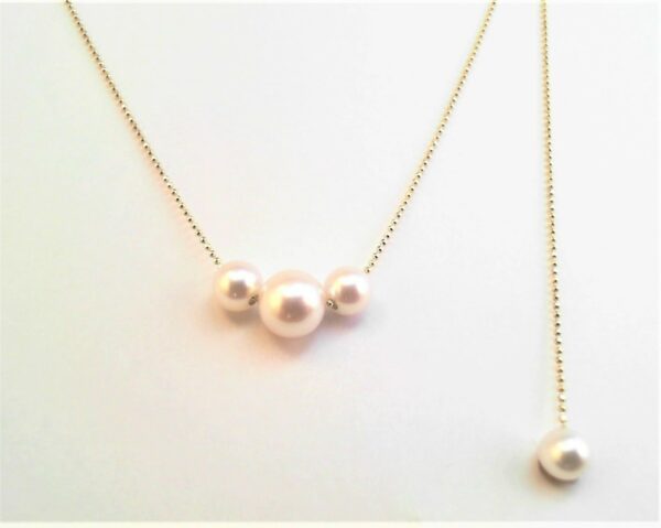Collier mit Perle 585 GG