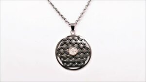 Collier mit Behang Lebensblume Titan Bicolor