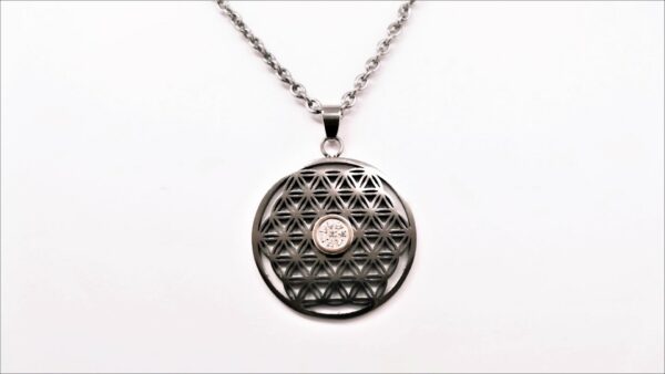 Collier mit Behang Lebensblume Titan Bicolor