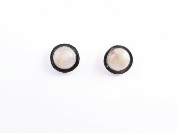 Ohrstecker Einsteiner 925 Ag rhodiniert