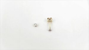 Ohrstecker Solitär 585 WG