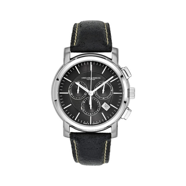 Herrenuhr analog Chronograph Edelstahl