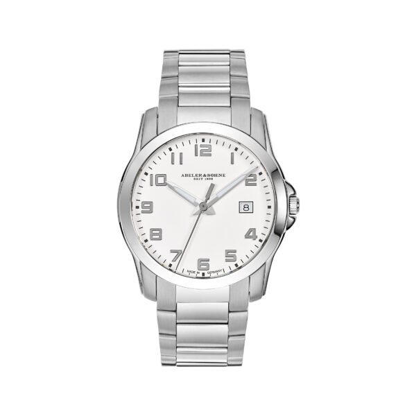 Herrenuhr analog Edelstahl