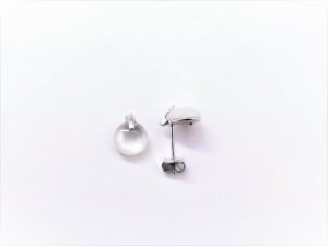 Ohrstecker Einsteiner 925 Ag rhodiniert