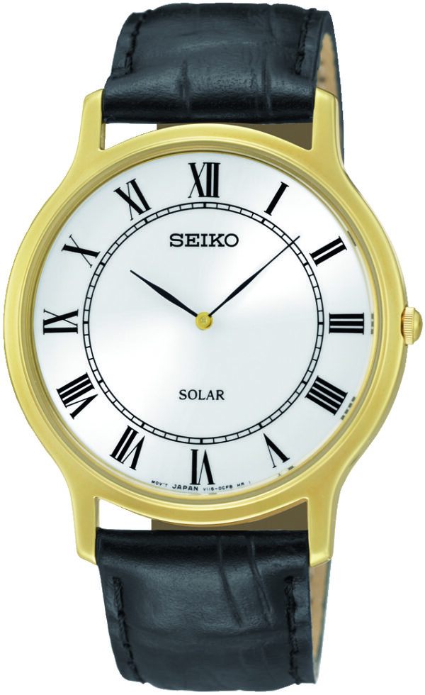 Herrenuhr anlog/solar Solar Edelstahl