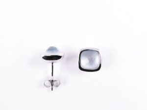 Ohrstecker Einsteiner 925 Ag rhodiniert