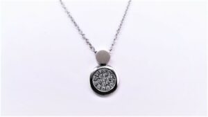 Collier mit Behang Stahl