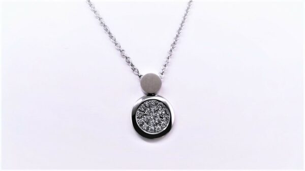 Collier mit Behang Stahl