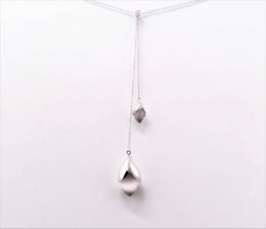 Collier mit Behang 925 Ag rhodiniert