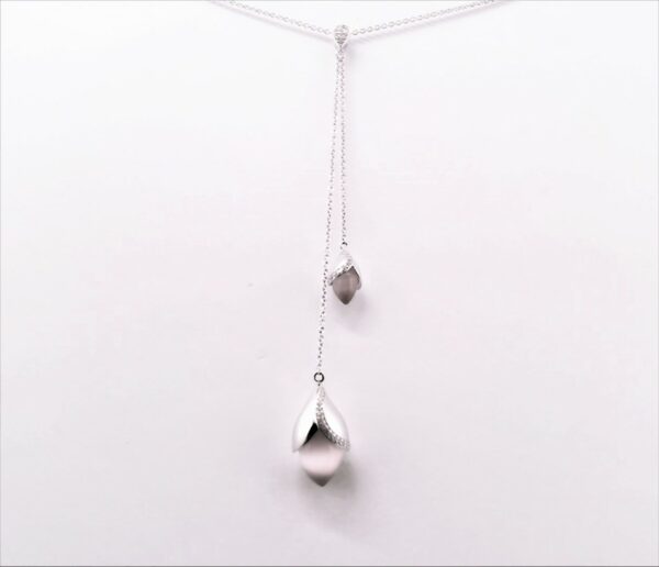 Collier mit Behang 925 Ag rhodiniert