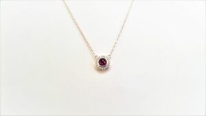 Collier mit Behang 925 Ag Rosé vergoldet