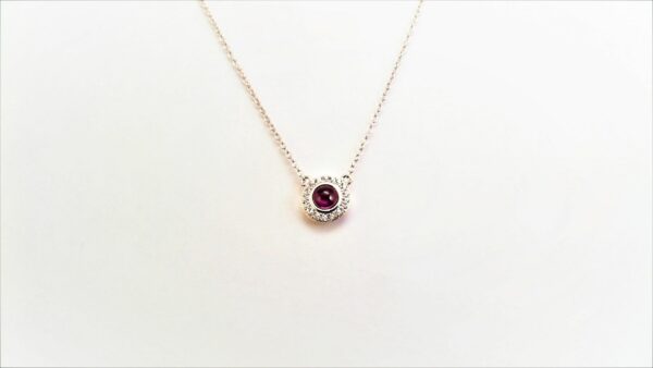 Collier mit Behang 925 Ag Rosé vergoldet