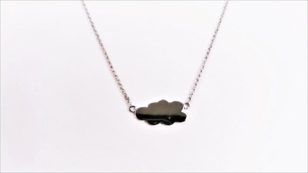 Collier mit Behang Gravurplatte 925 Ag rhodiniert