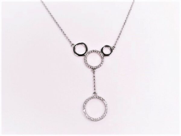 Collier mit Behang 925 Ag rhodiniert