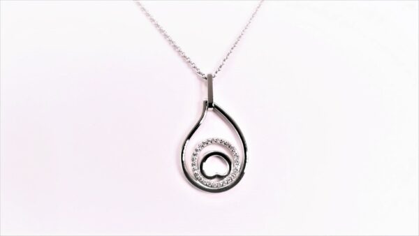 Collier mit Behang 925 Ag rhodiniert