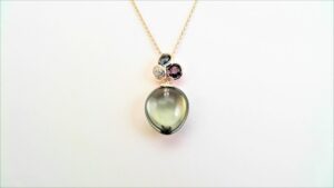 Collier mit Behang 750 Roségold