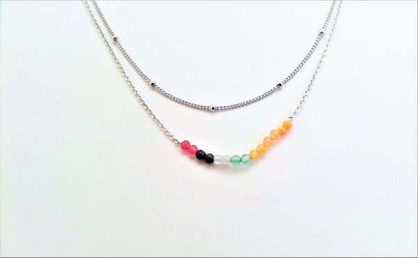 Collier Mehrsteiner 925 Ag