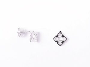 Ohrstecker ohne Stein 925 Ag