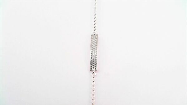 Armband Schild 925 Ag rhodiniert