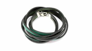 Lederarmband 925 Ag