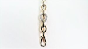 Armband 925 AG bic. gelb/weiss