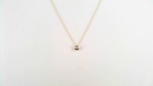 Collier Solitär 585 Roségold