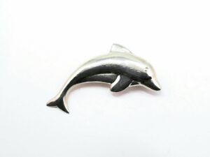 Brosche Delfin 925 Ag