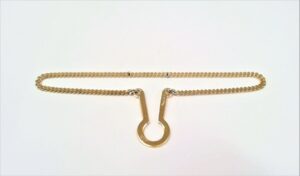 Krawattenschmuck 925 AG gelb vergoldet