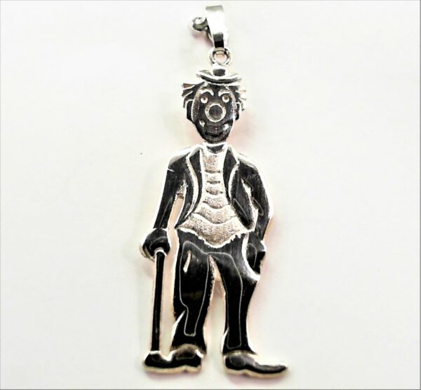 Anhänger ohne Stein Clown 925 Ag